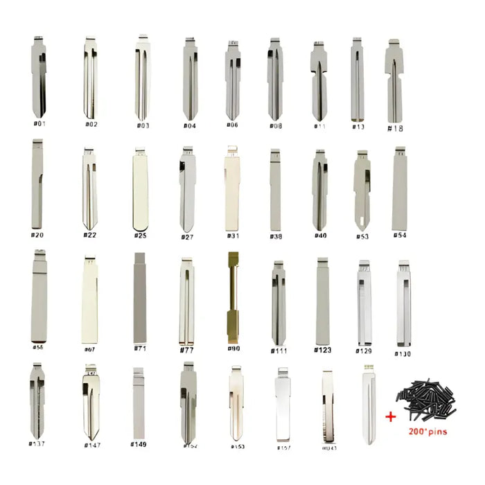175 x Key Blades for XHorse/ KeyDIY - Blade