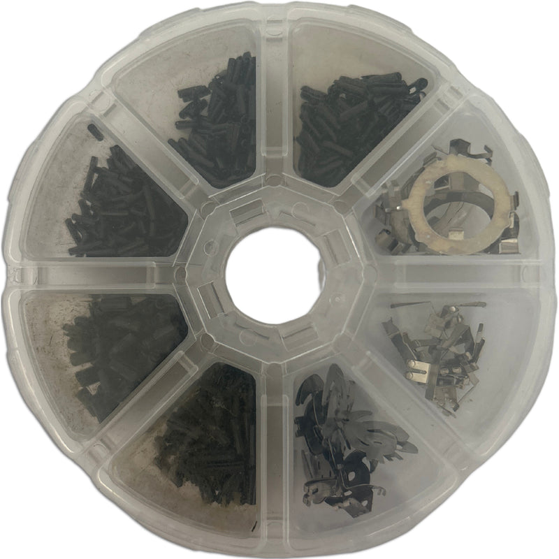 Flip Key Remote Fix Pins and Metal Battery Clips- Various Sizes 500 + pieces - Remote Parts