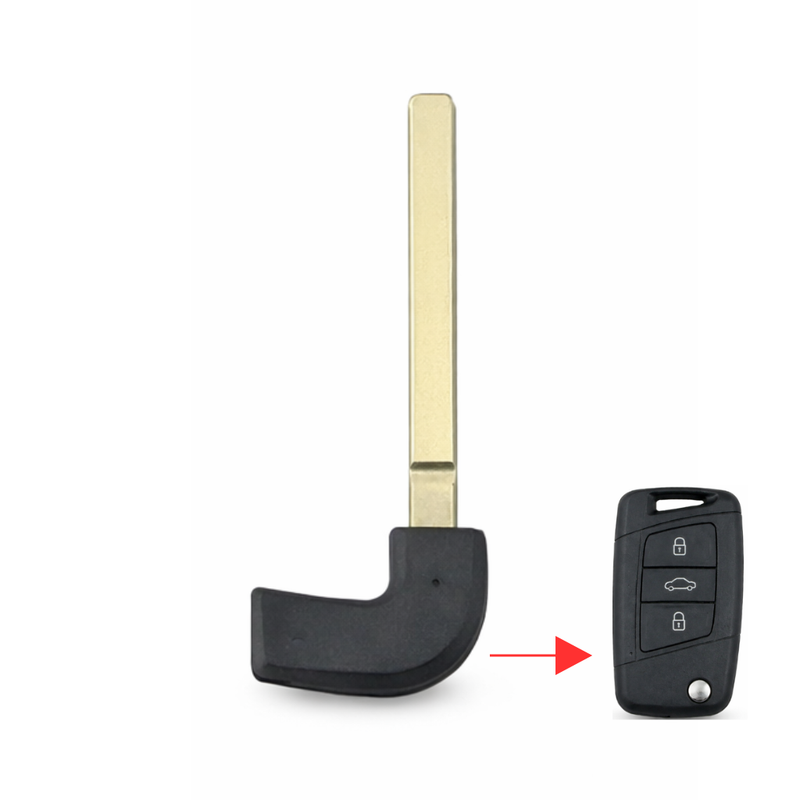 Emergency Key Blade Blank for HU162