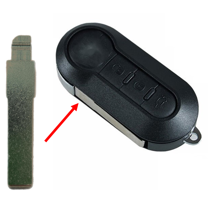 Blade for Fiat Ducato Boxer Flip Key Remote - SIP22 - Blade