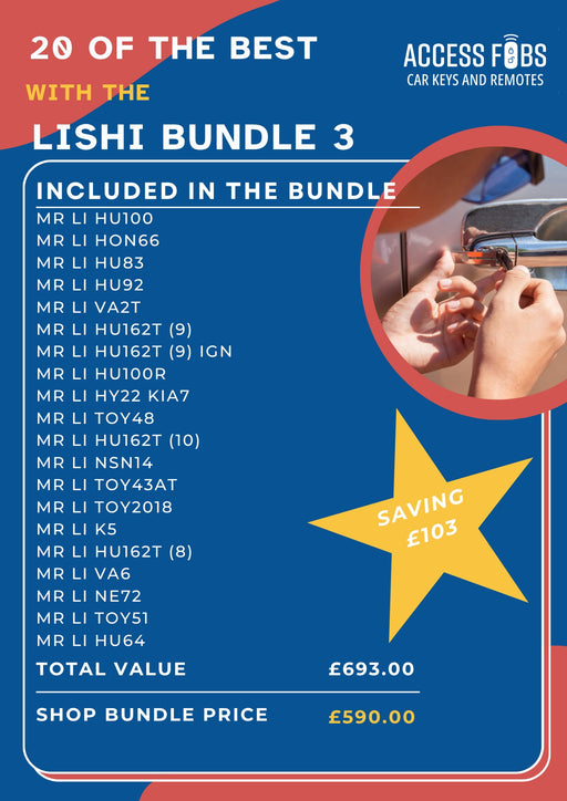 Auto Locksmith Bundle 3 - 20 of the Most Popular Mr Li Entry Picks! - Entry Tools
