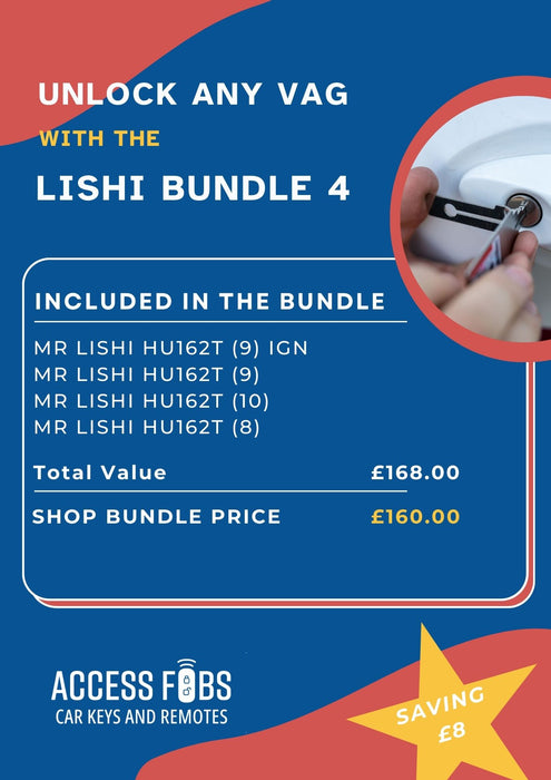 Auto Locksmith Bundle 4 - VAG Mr Lishi Pick Bundle - Entry Tools