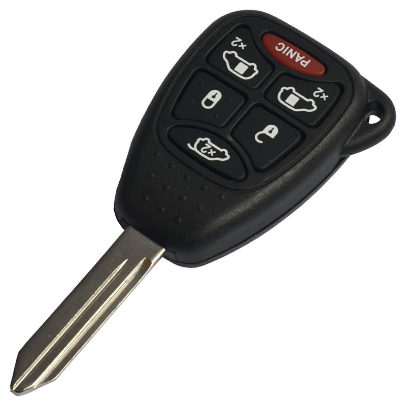 Bladed Key Remote for Chrysler Grand Voyager 5 button with Elec sliding doors - Remote