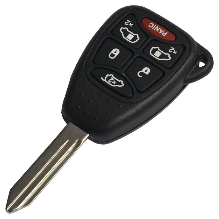 Bladed Key Remote for Chrysler Grand Voyager, 5 button with Elec sliding doors