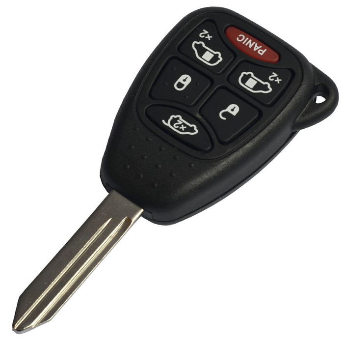 Bladed Key Remote for Chrysler Grand Voyager, 5 button with Elec sliding doors