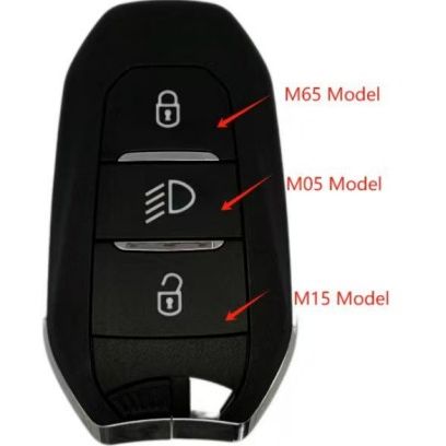 Aftermarket Handsfree PSA Smart Key for Citroen Peugeot Vauxhall Lights IM3A (Switchable)
