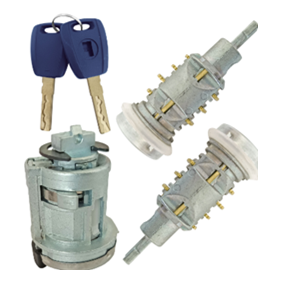 Full Lock Set Ignition Door Lock Barrel and Keys for MK2 Fiat For Doblo Vauxhall Combo D - Full Lock Kit