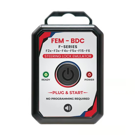 ESL/ ELV Steering Lock Simulator Emulator for BMW / MINI F-Series vehicles fitted with FEM or BDC modules