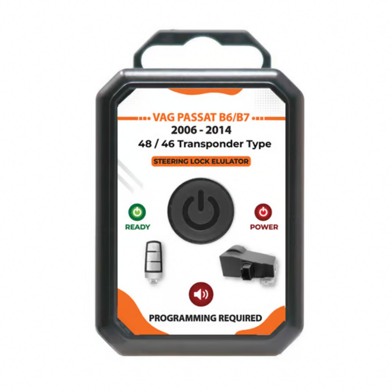 Volkswagen VW Passat B6 / B7 Steering Lock Emulator – 48 / 46 Transponder Type