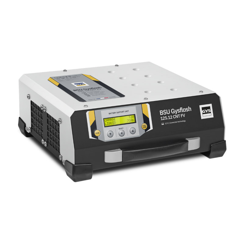 DEALER APPROVED: GYSFLASH 125.12 CNT FV 120A Smart Charger & Stabilised Power Supply – 12V Lead Acid & Lithium