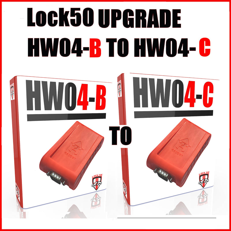 Lock50 HW04 Software Upgrade Path – From HW04-B to HW04-C - Programming Tools
