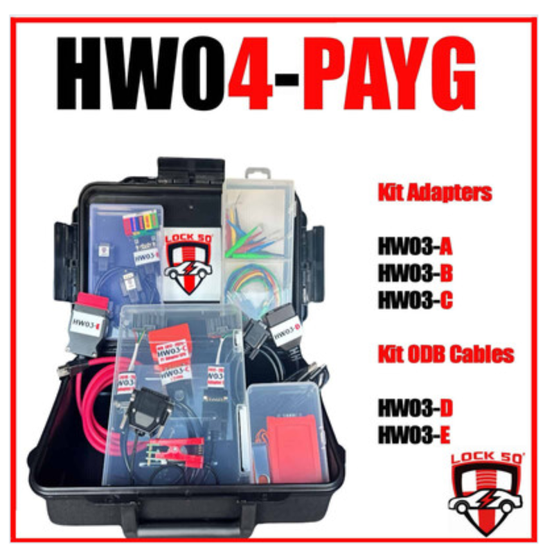 BUNDLE DEAL: Lock50 JLR HW04 Pay As You Go (PAYG) Tool Kit & Everything you need to start straight away!
