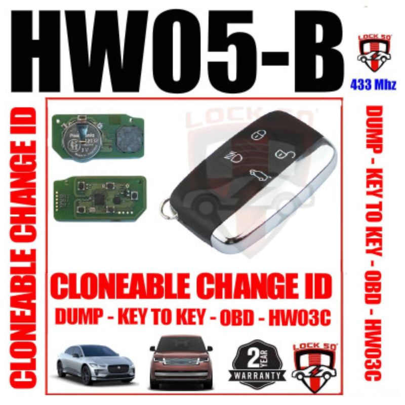 Lock50 HW05 JLR Change ID Key (2010-2021)