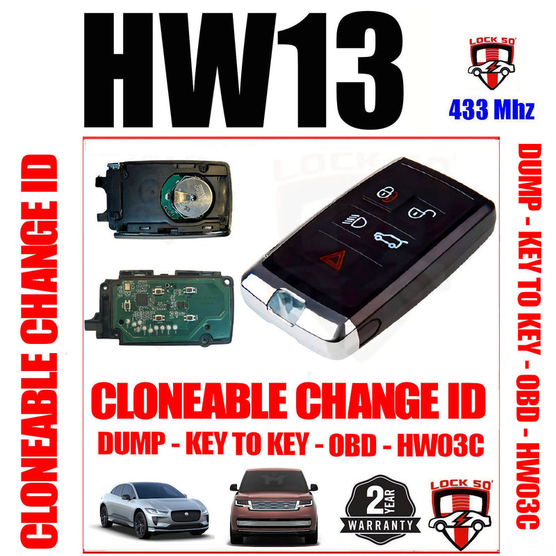 Lock50 HW13 JLR Change ID Key – NCF29A1 (2017–2024) - Programming Tools