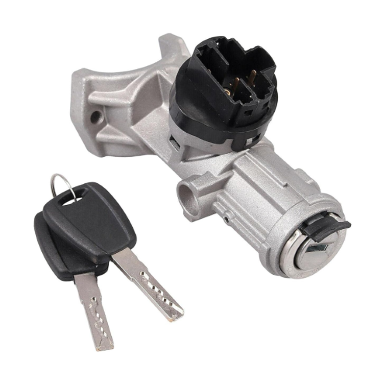 Ignition Steering Lock Barrel Switch (5 Pins) with 2 Keys For Relay Ducato Boxer (2006-2019) - Ignition