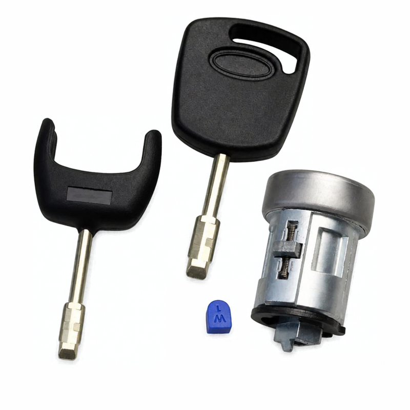 Ignition Lock Cylinder and Keys for Ford Mondeo TIBBE (2000-2007)