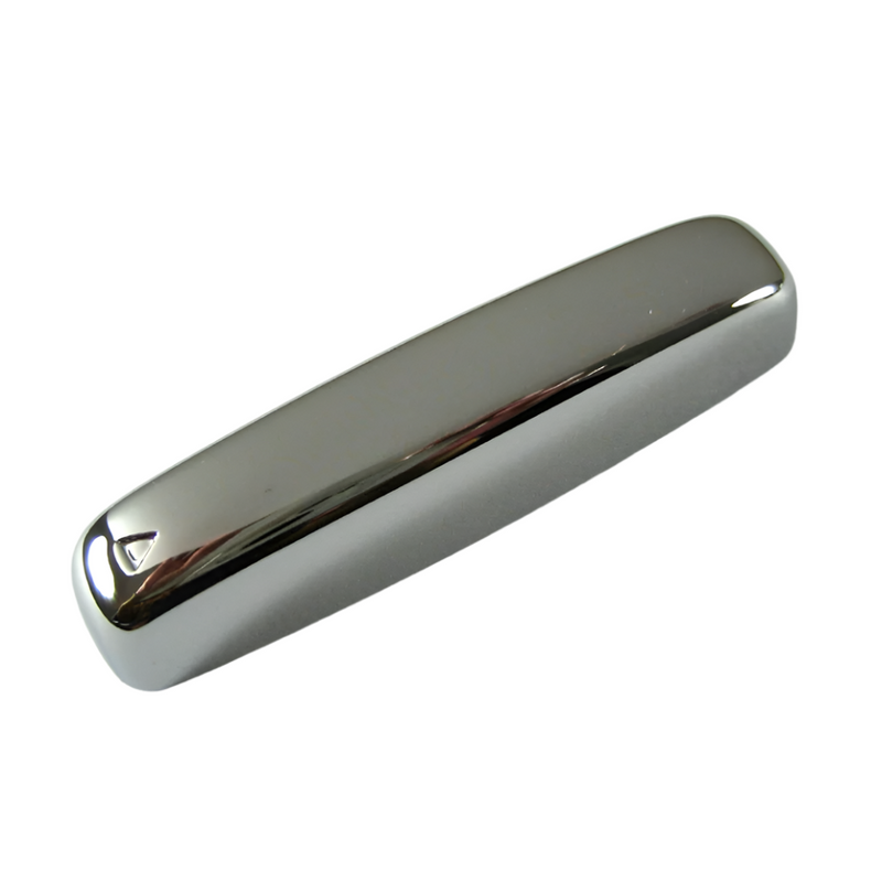 Chrome End Cap for Jaguar Range Rover Smart Key Remote - No Logo - Key Cases