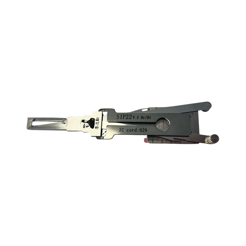 NEW STYLE: Original Mr Li SIP22 ’Cutout’ V.2 2in1 Pick/Decoder (for Citroen/Fiat/Peugeot) - Entry Tools