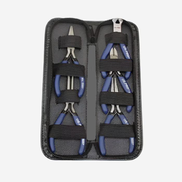 US PRO Tools 5-Piece Mini Plier & Cutter Set