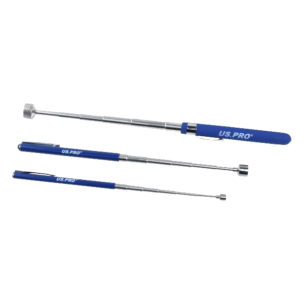 US PRO 3pc Extendable Magnetic Pick Up Tools