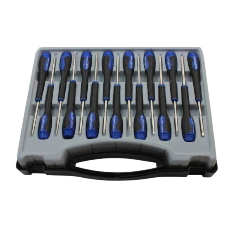 US PRO 15 Piece Precision Screwdriver Set – Torx, Phillips &amp; Slotted (1609)