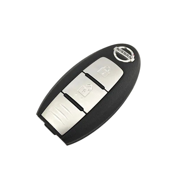 Nissan key fob remote on a white background