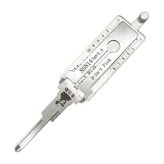 Original Mr Li NSN14 2in1 Pick/Decoder Ignition Only (Nissan/Subaru/Peugeot/Proton) - Entry Tools