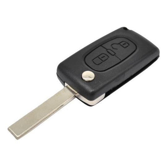 Aftermarket Flip Key Remote for Peugeot Citroen 2 Button (ASK) - Remote