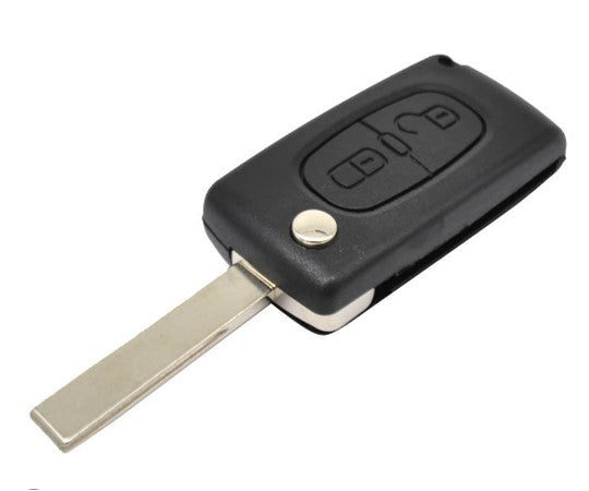 Flip Key Remote Case for Peugeot Citroen with HU83 blade (2 button) - Key Cases