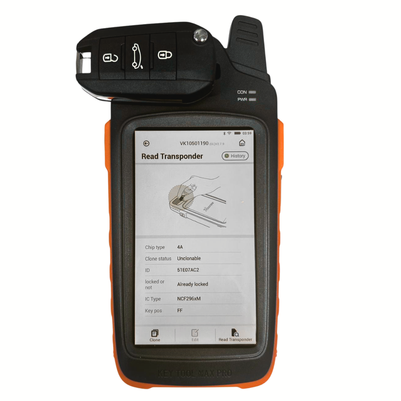 OEM Flip Key Remote for Peugeot ID4A (Boot)