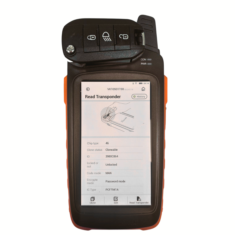 OEM Flip Key Remote for Peugeot ID46 (Lights)