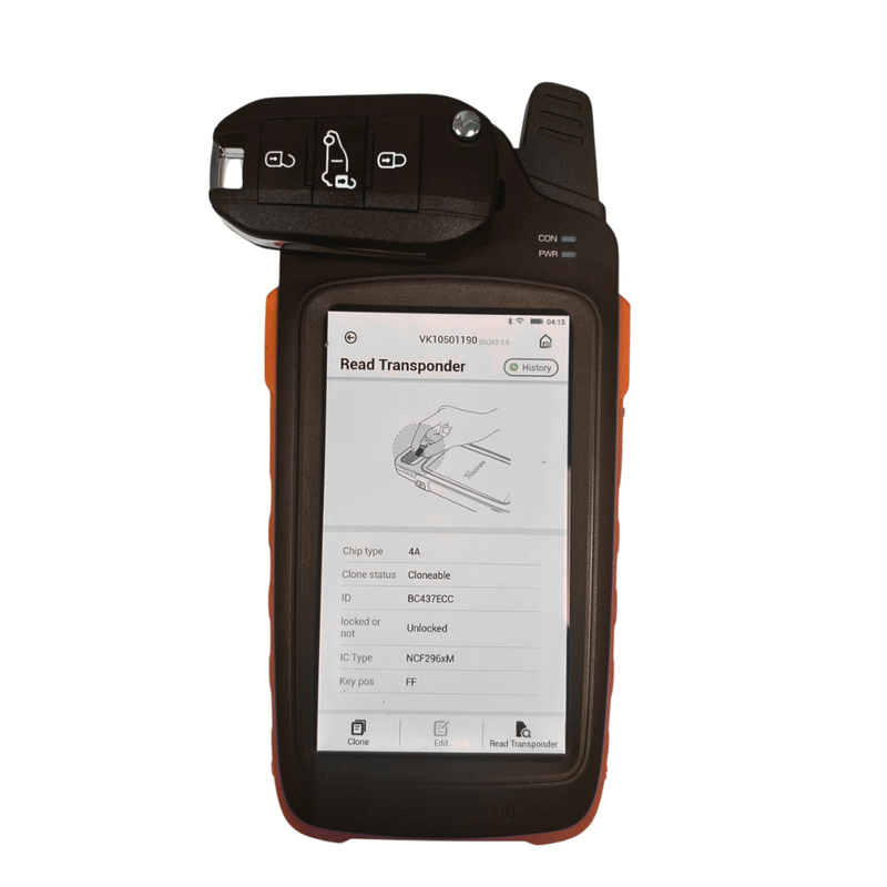 Aftermarket Flip Key Remote for Peugeot Citroen Vauxhall ID4A (Rear Door)