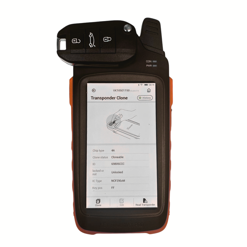 Aftermarket Flip Key Remote for Peugeot Citroen Vauxhall HU83 ID4A (Boot)