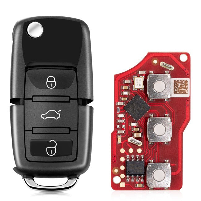 Xhorse VVDI XKB520EN Universal 2nd Generation ’V2’ Wired B5 Flip Remote (VAG Style) - Xhorse Wired