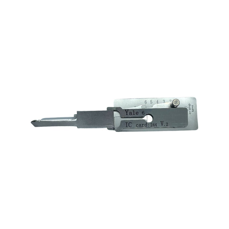 Residential Pick and Decoder 2in1 Yale 6 (Silver) - Entry Tools
