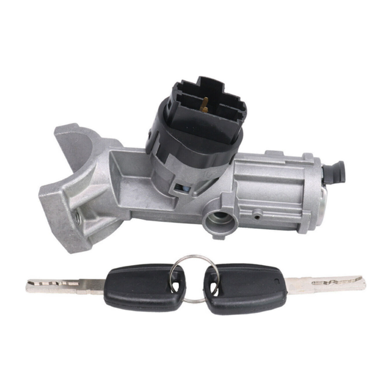 Ignition Steering Lock Barrel Switch (7 Pins) with 2 Keys For Citroen Fiat Peugeot (2002-06) - Ignition