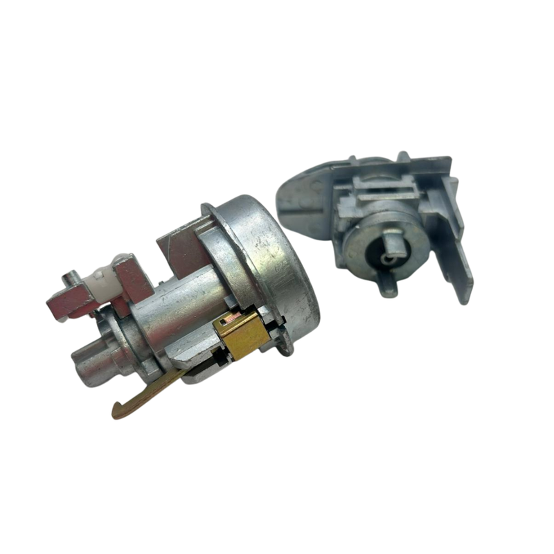Lock Set - Ignition Barrel Left Door Lock and 2 Keys for Ford Fiesta