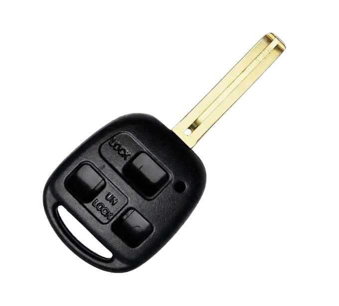 Bladed Remote Key Case for Lexus Toyota 3 button TOY48