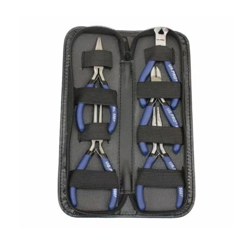 US PRO Tools 5-Piece Mini Plier & Cutter Set (5887)