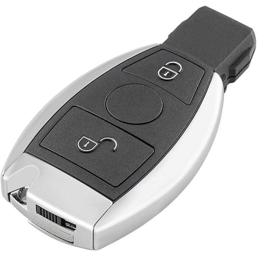OEM Mercedes-Benz Remote Fob IYZ-MS2 With Uncut Key Insert & New Battery – Matte Black