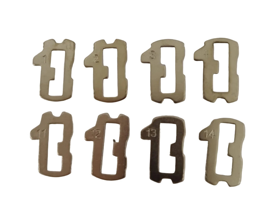 Lock Parts Wafer Kit Reed Tumbler for Peugeot HU83 (240 pieces)