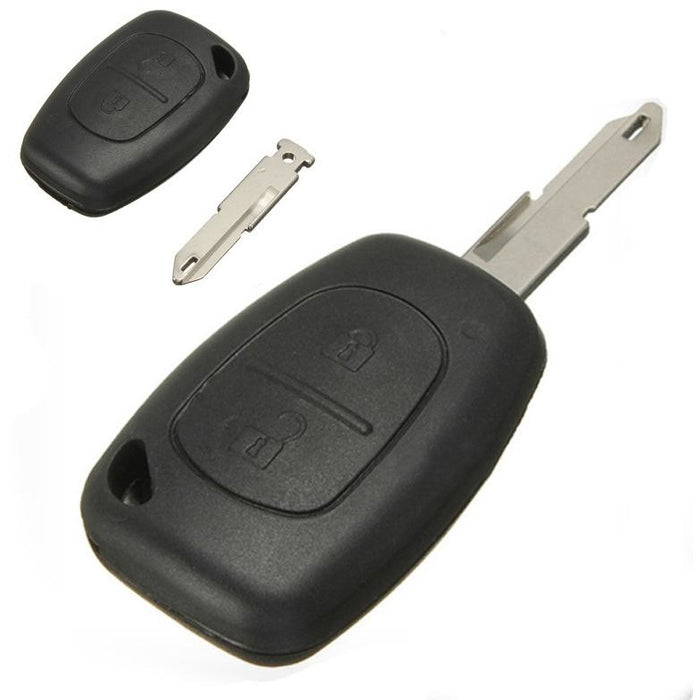 Remote Key Case for Renault Trafic Master Kangoo 2 Button with blade —  Access Fobs