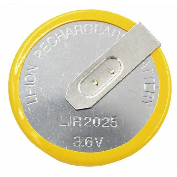 LIR2025 3.6v Rechargeable PCB Battery for BMW (90 degrees) - Rechargeable Battery