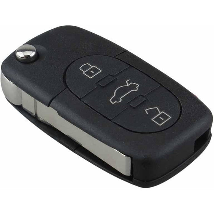 Flip Key Remote for Audi A6, RS6, TT 3 Button Remote Key 4D0837231K