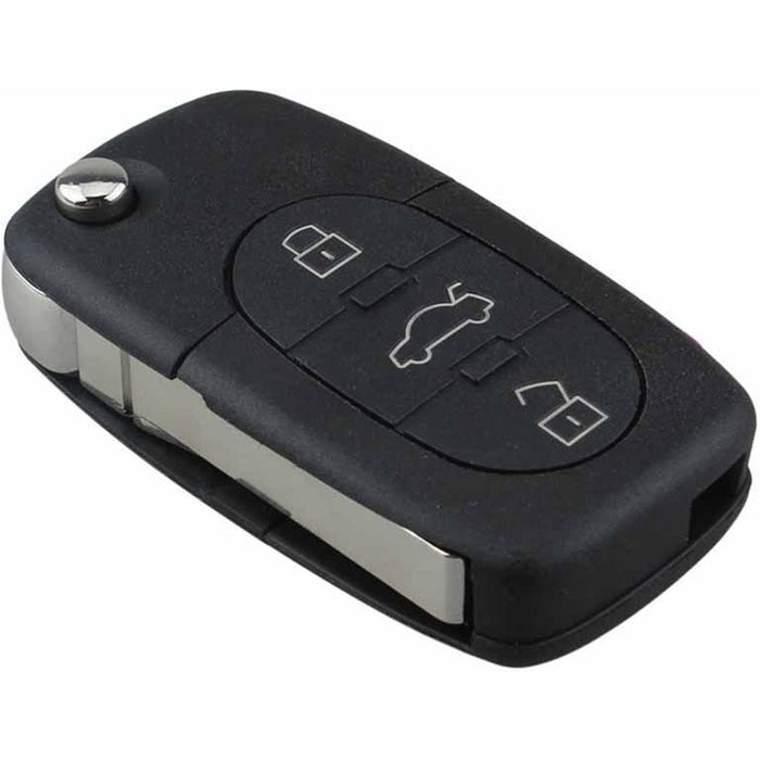 Flip Key Remote for Audi A3, A4, A6, A8, RS4, 3 Button 4D0837231A