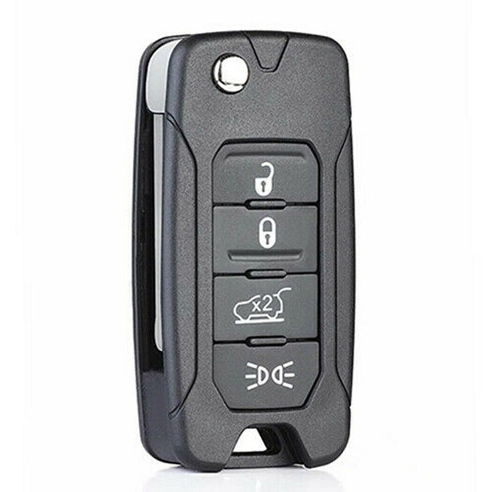 OEM Flip Remote for Jeep Renegade 2014> 4 Button (Hitag AES)