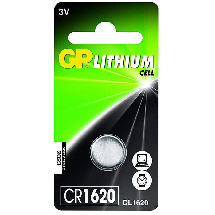 GP Lithium CR1620 3v Lithium Battery