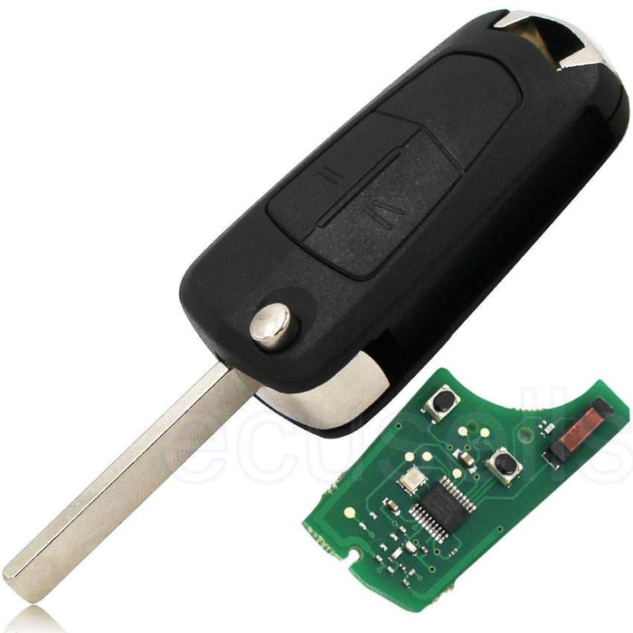 Flip Key Remote for Vauxhall Astra H Zafira B