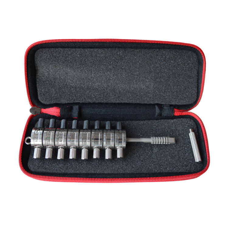 HUK Tibbe Lock Pick/Decoder with Leather Case 8 Cylinder Reader for Ford/Jaguar - Entry Tools