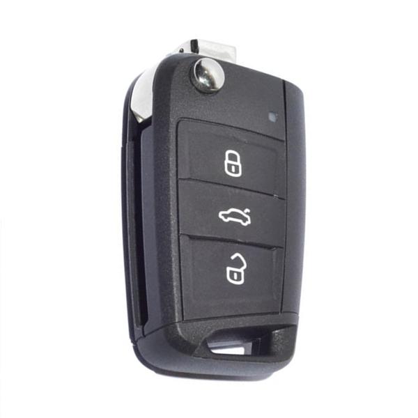 MQB Flip Key Remote for VW Golf GTI 3 button VII MK7 5G0 959 752 BC